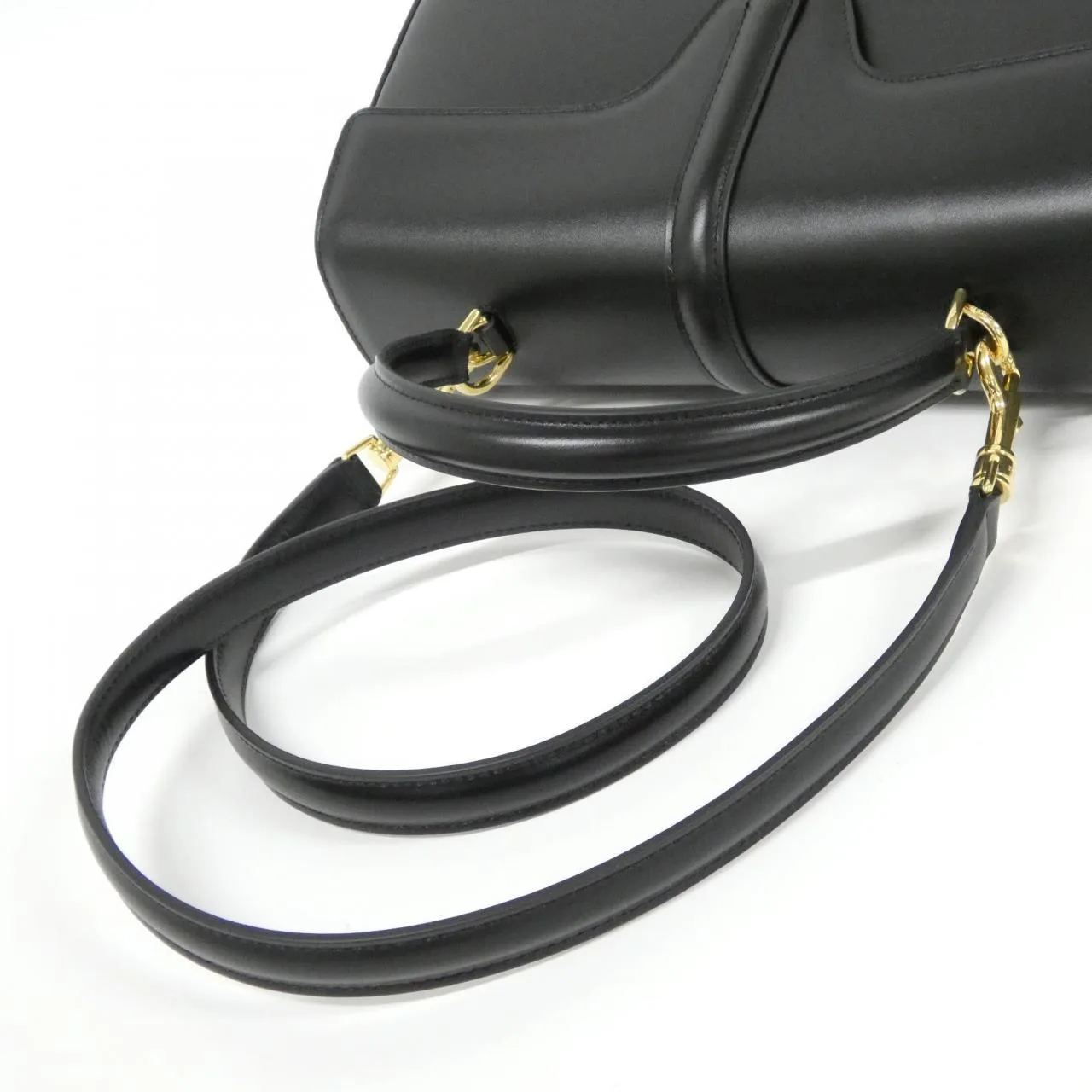 CELINE 16 187373BEY Handbag Black Rank A - Thumbnail 7