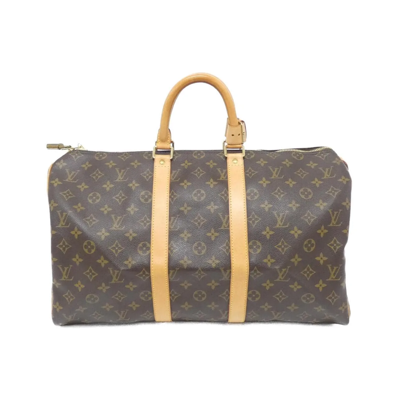 LOUIS VUITTON Keepall M41428 Boston Monogram Black