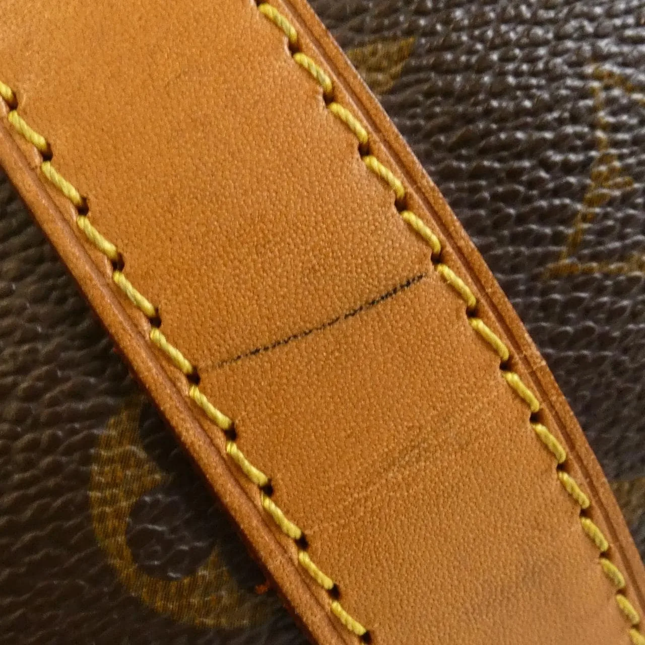 LOUIS VUITTON Keepall M41426 Boston Monogram 黑色 Monogram 中古品B - 縮圖 4
