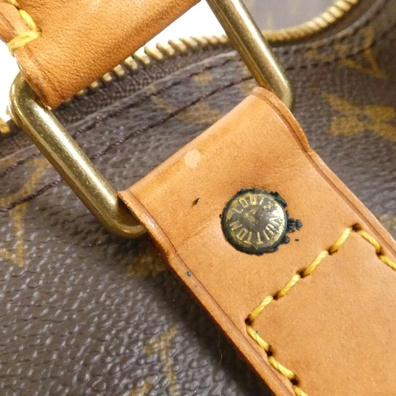 LOUIS VUITTON Keepall M41426 Boston Monogram 黑色 Monogram 中古品B - 縮圖 6