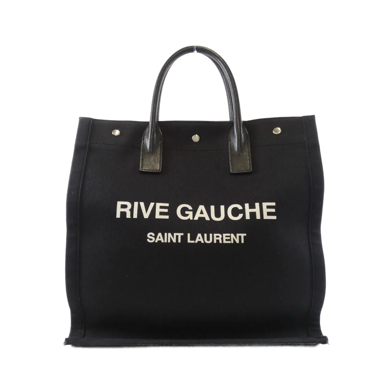 SAINT LAURENT Rive Gauche 632539 96N9E 手提包 帆布 Black