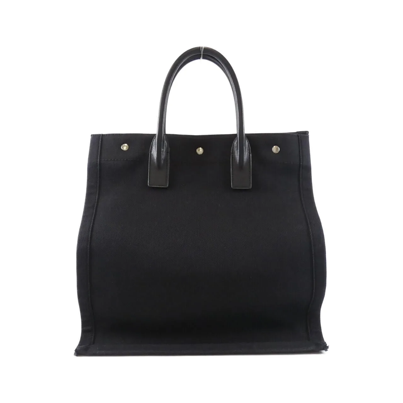 SAINT LAURENT Rive Gauche 632539 96N9E Handbag Canvas Black Canvas Rank B - Thumbnail 2