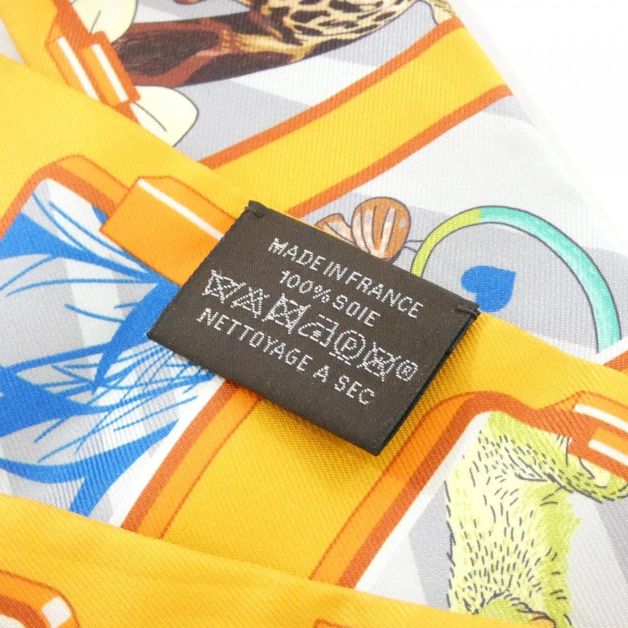 HERMES 063875S Scarf Black Rank A - Thumbnail 3