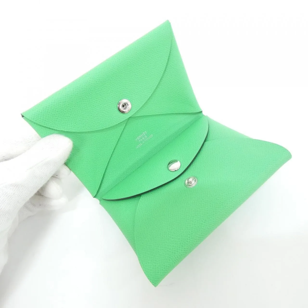 HERMES 085119CK Coin Case Black Rank A - Thumbnail 2