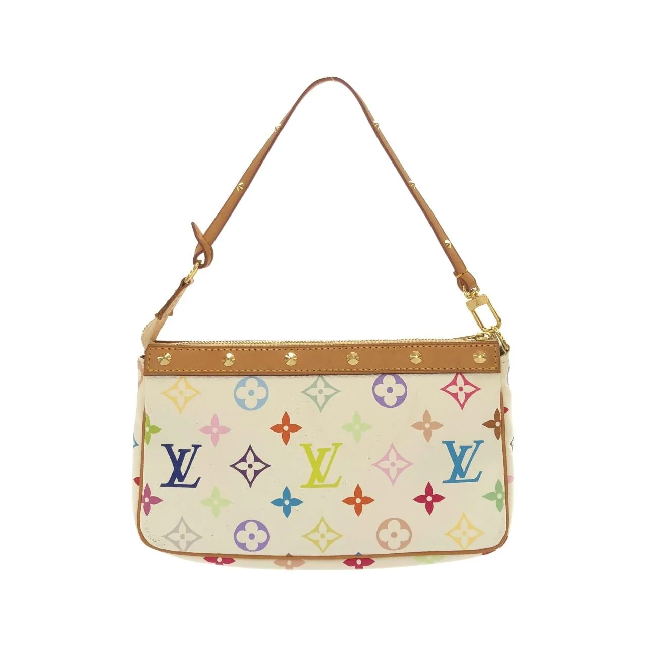 LOUIS VUITTON Pochette M92649 小斜揹包 帆布 2