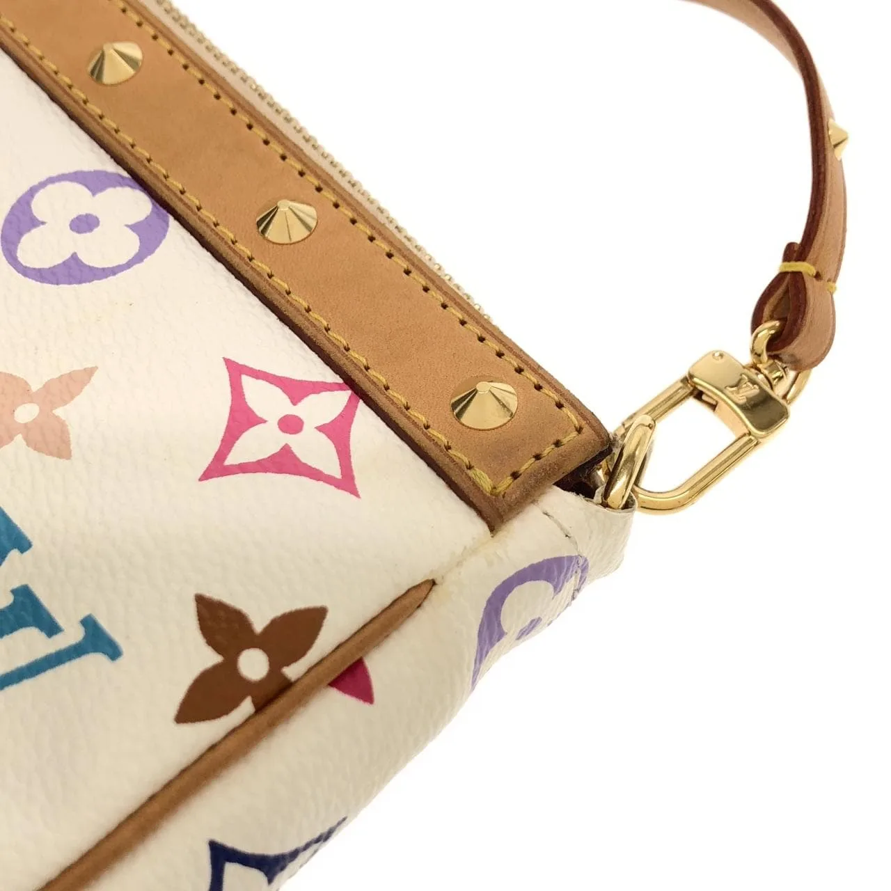 LOUIS VUITTON Pochette M92649 小斜揹包 帆布 5