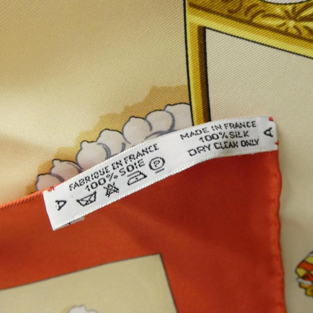 HERMES Scarf Beige Rank A - Thumbnail 7