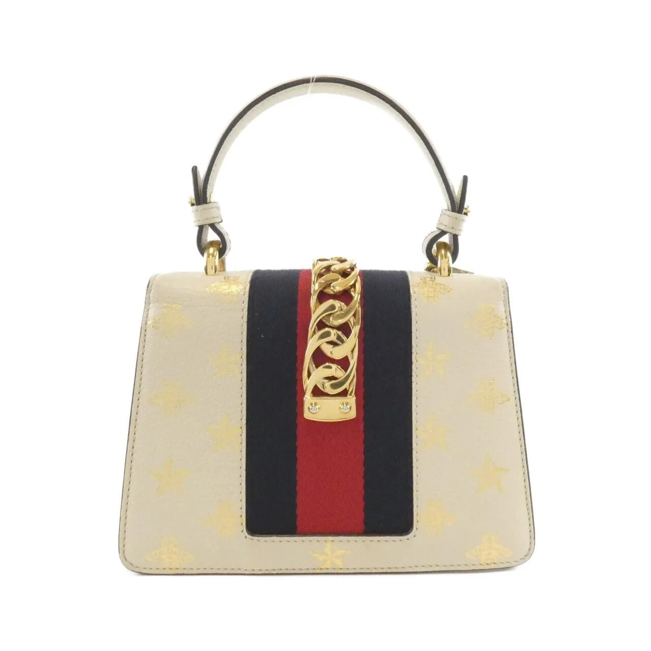 GUCCI 470270 手提包 皮革 白色 皮革 中古品A - 縮圖 2