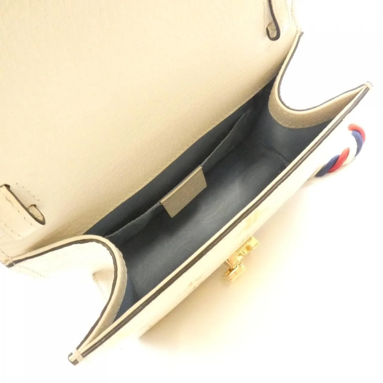 GUCCI 470270 手提包 皮革 白色 皮革 中古品A - 縮圖 8