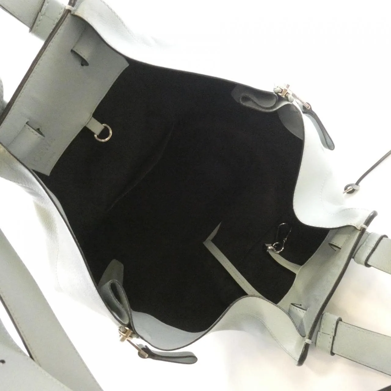 LOEWE Hammock 387 30 N27 Shoulder Black Rank B - Thumbnail 8