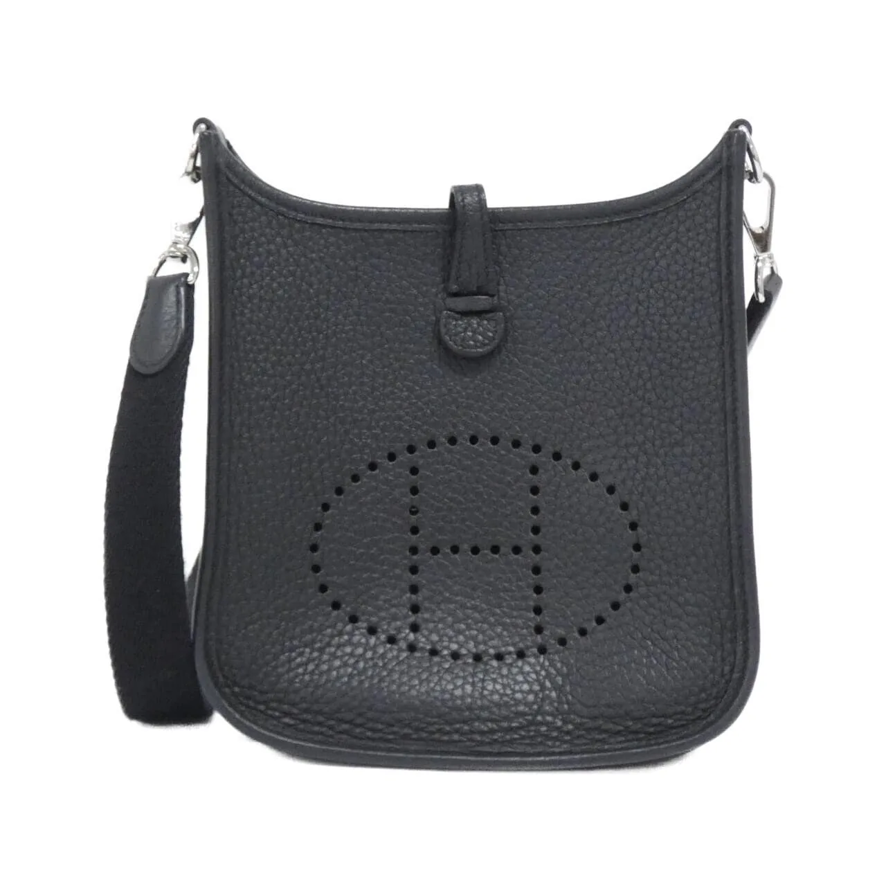 HERMES Evelyne 069426CK Shoulder Clemence Black