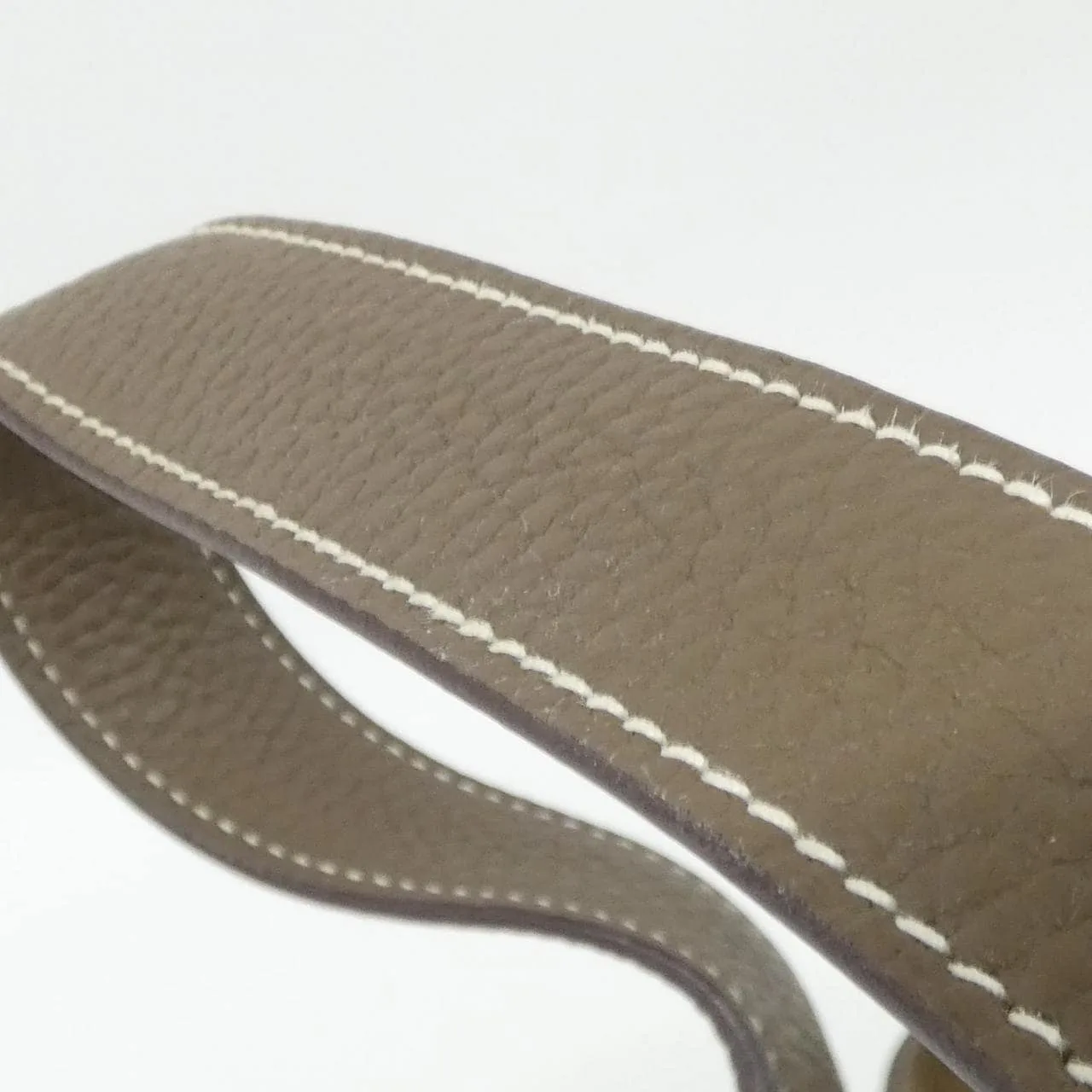 HERMES 060991CK Handbag Clemence Etoupe Clemence Leather - Thumbnail 5