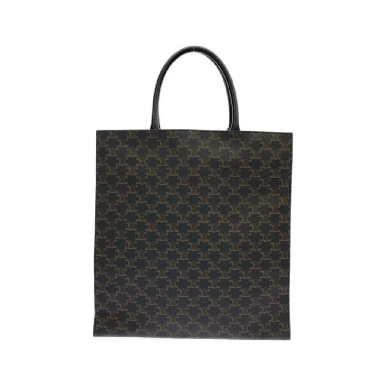 CELINE Cabas 190972BRJ Handbag Canvas Black Canvas Rank A - Thumbnail 2