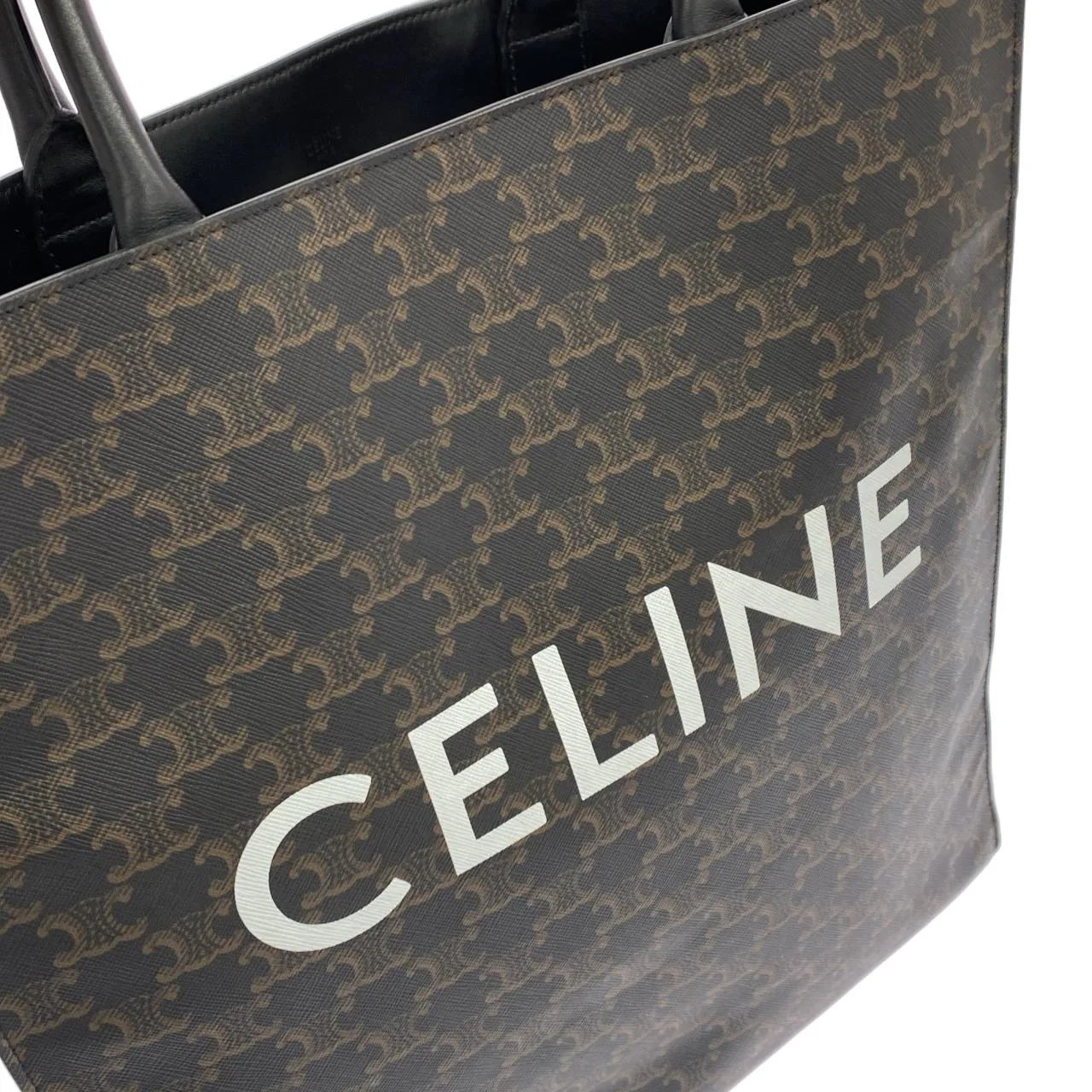 CELINE Cabas 190972BRJ Handbag Canvas Black Canvas Rank A - Thumbnail 4