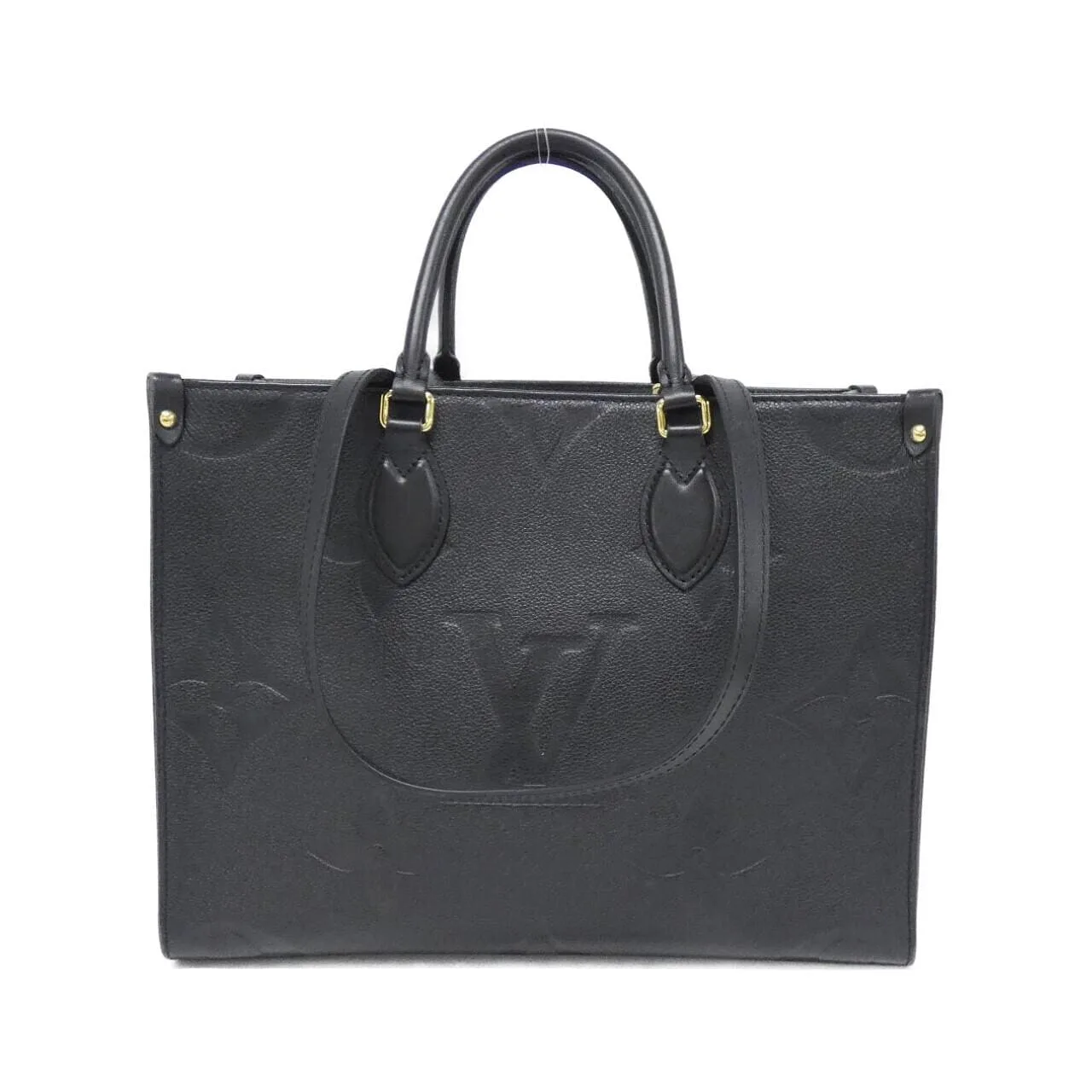 LOUIS VUITTON OnTheGo M45595 Handbag Monogram Black