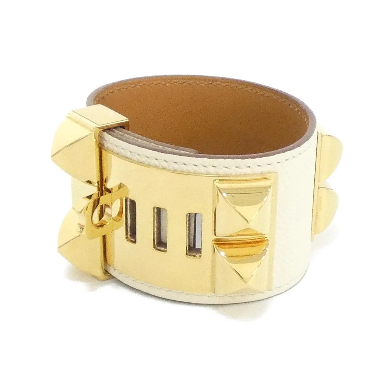 HERMES 066129CC Accessories Epsom 黑色 Epsom 皮 中古品A - 縮圖 2