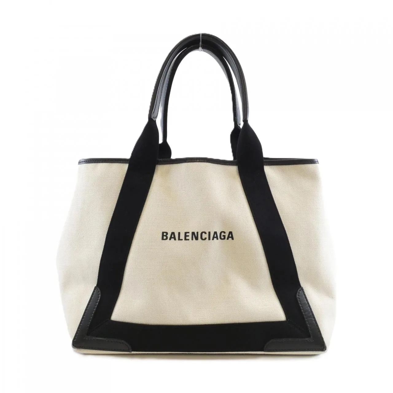 BALENCIAGA 581292 AQ38N Handbag Canvas Navy