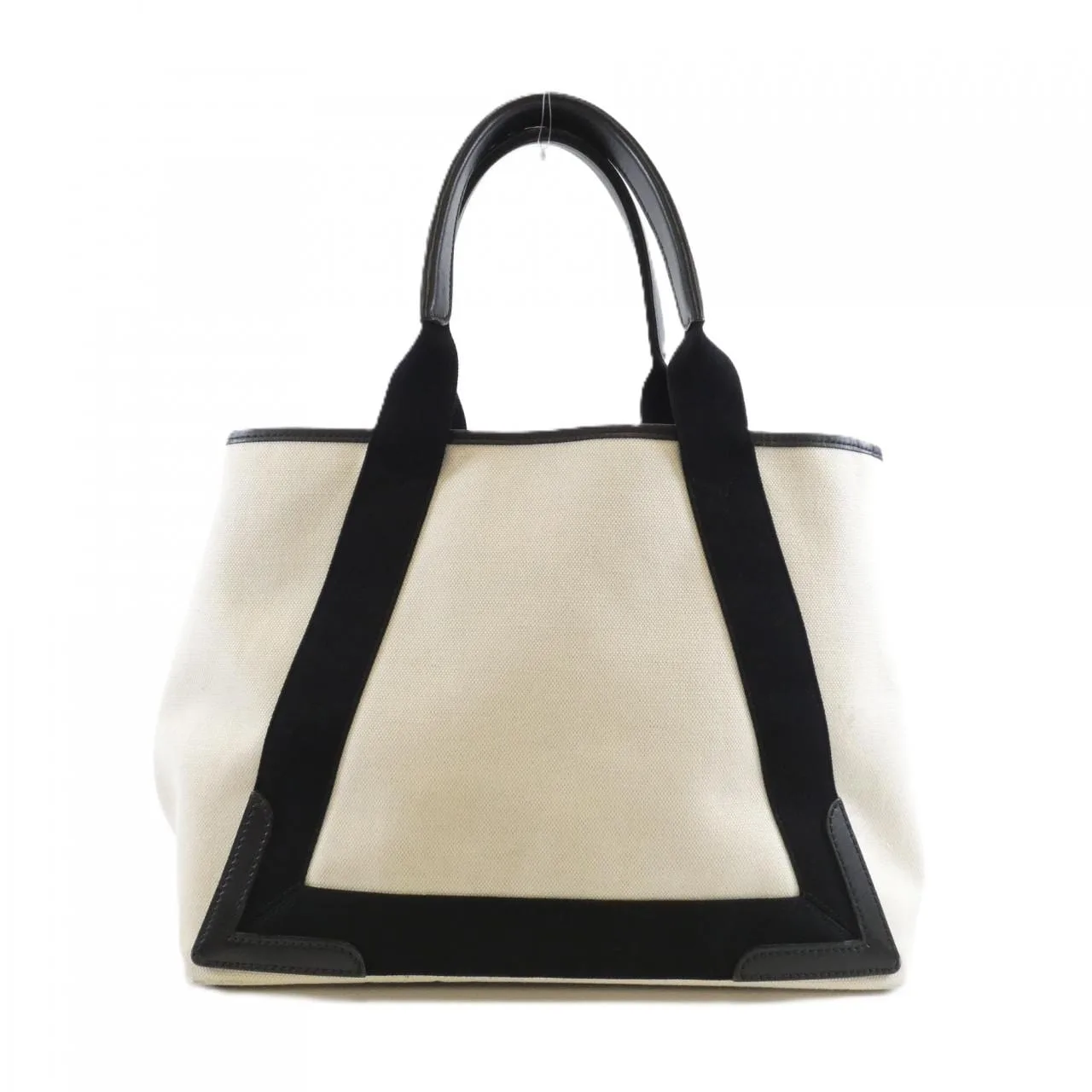 BALENCIAGA 581292 AQ38N Handbag Canvas 深藍色 帆布 中古品B - 縮圖 2