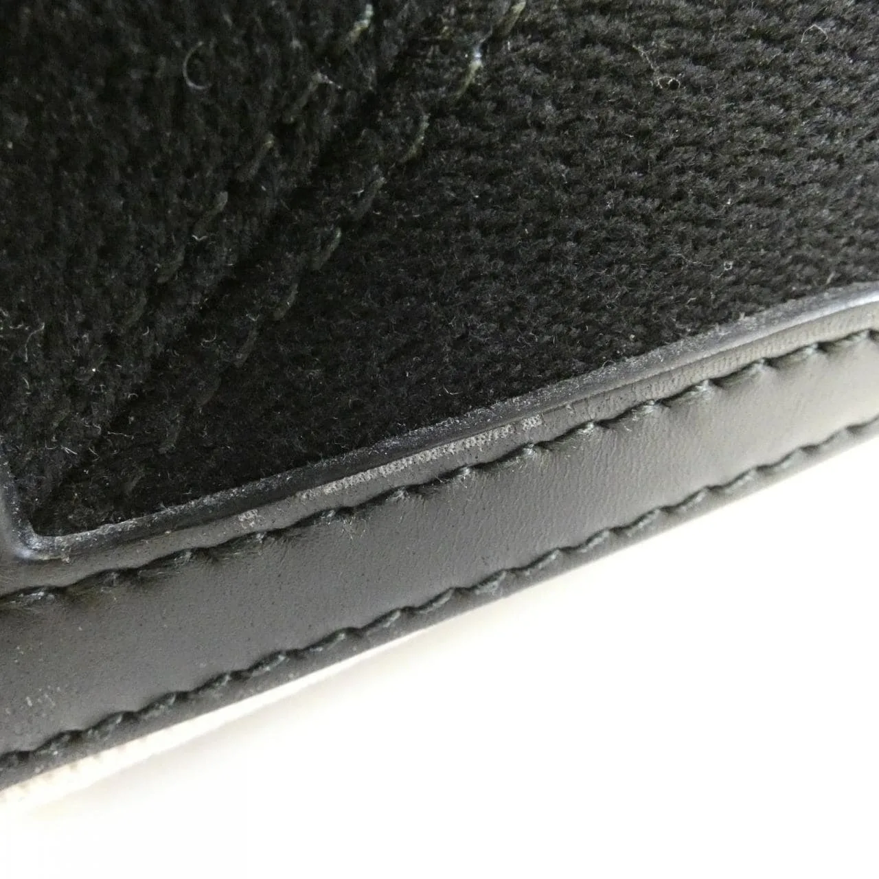 BALENCIAGA 581292 AQ38N Handbag Canvas 深藍色 帆布 中古品B - 縮圖 4