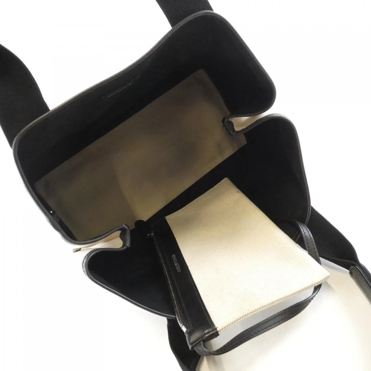 BALENCIAGA 581292 AQ38N Handbag Canvas 深藍色 帆布 中古品B - 縮圖 8