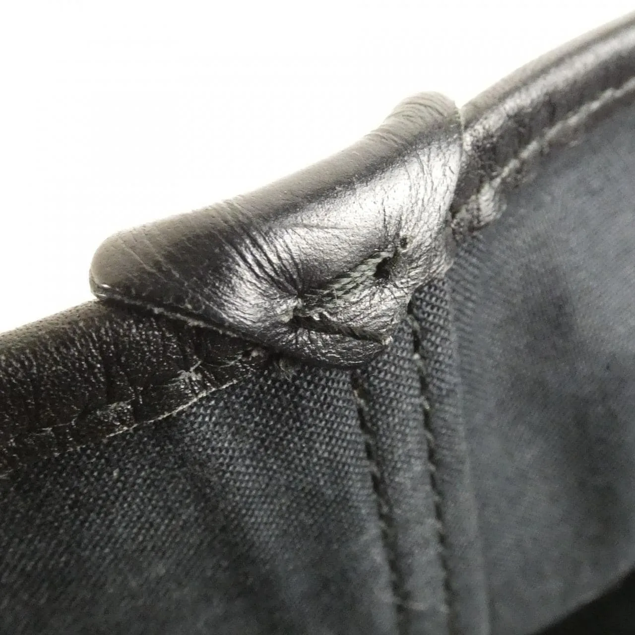 BALENCIAGA 581292 AQ38N Handbag Canvas 深藍色 帆布 中古品B - 縮圖 9