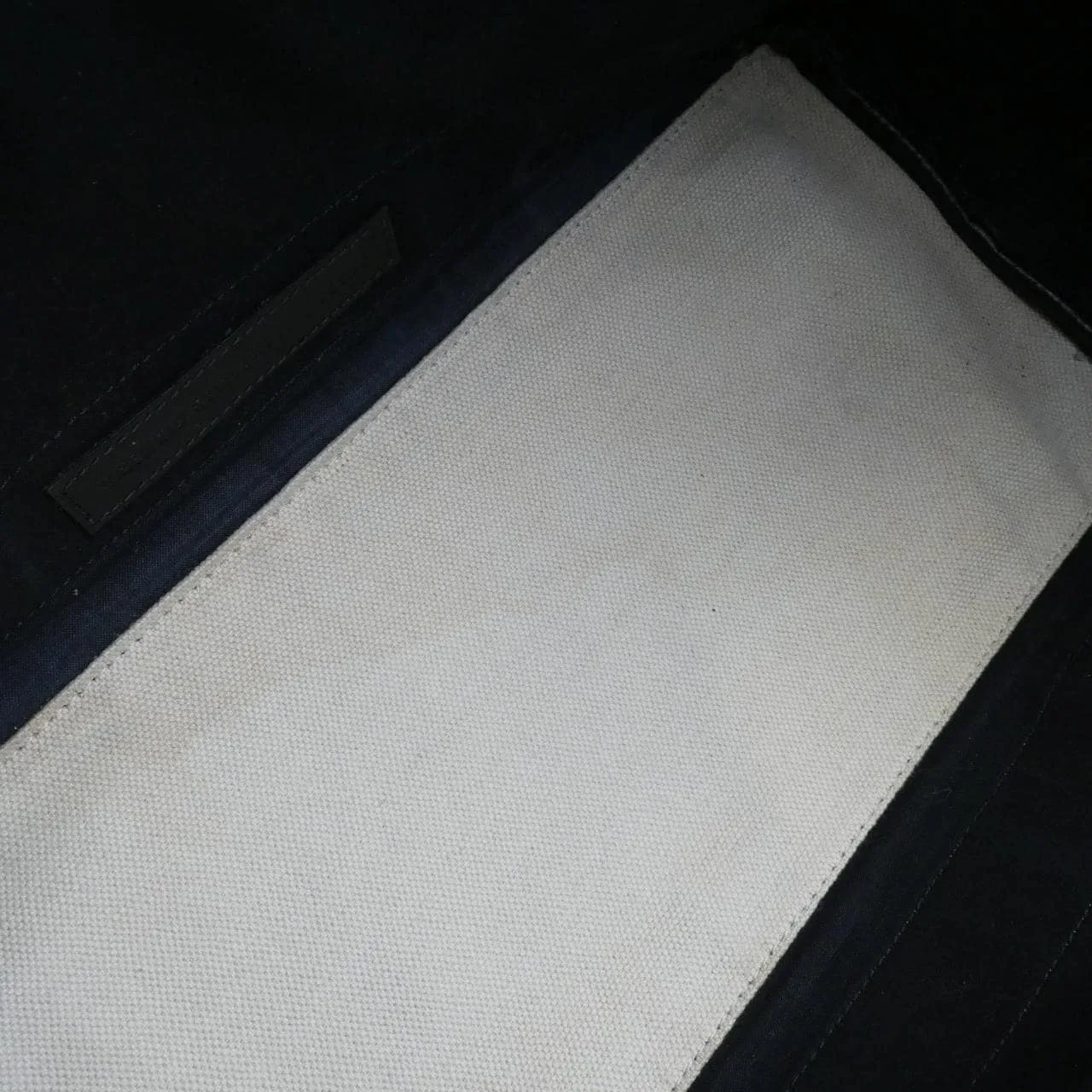 BALENCIAGA 581292 AQ38N Handbag Canvas 深藍色 帆布 中古品B - 縮圖 10