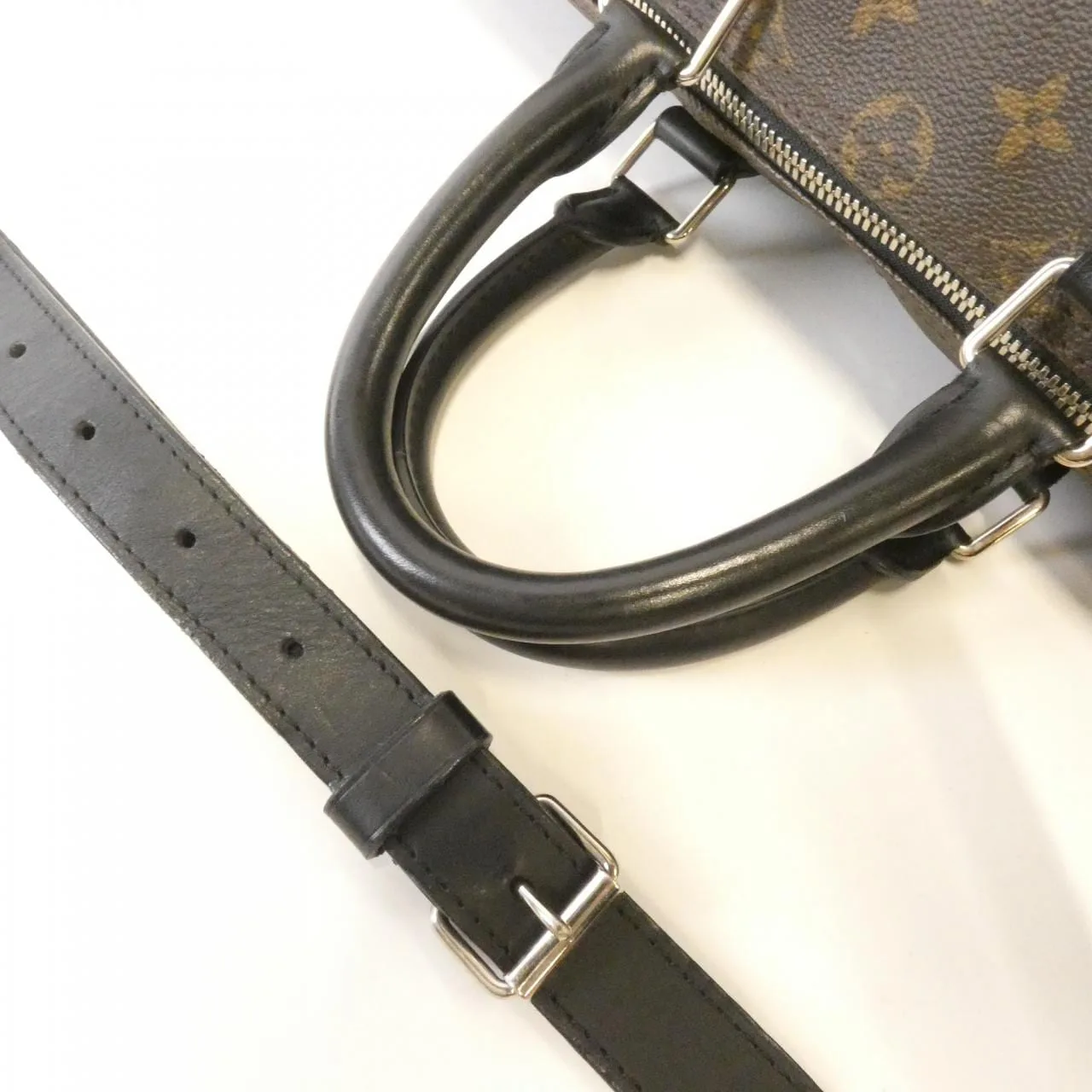 LOUIS VUITTON Keepall M56711 波士頓包 Monogram 黑色 Monogram 中古品B - 縮圖 6