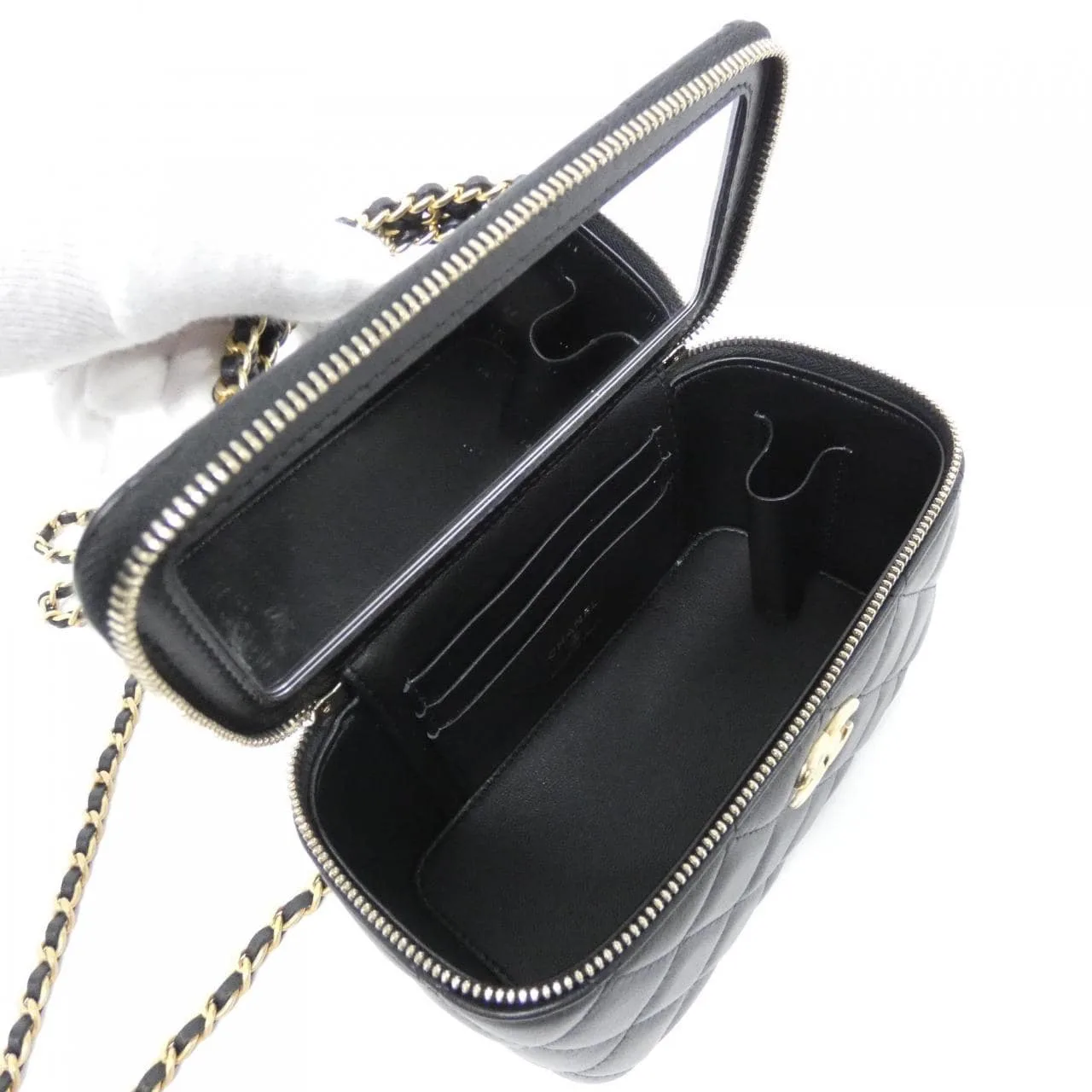 CHANEL Chanel 19 AP3012 Shoulder Lambskin Black Lambskin - Thumbnail 9