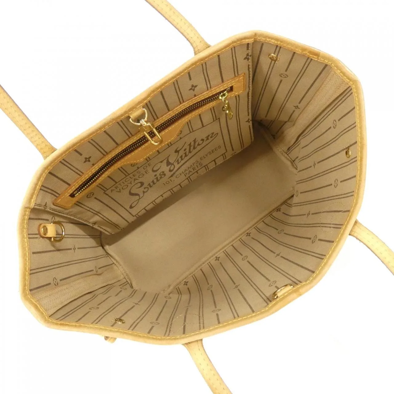 LOUIS VUITTON Neverfull M40155 Tote Monogram Black Monogram - Thumbnail 8