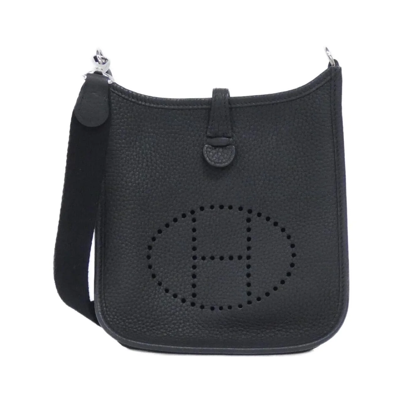 HERMES Evelyne 069426CK Shoulder Clemence Black