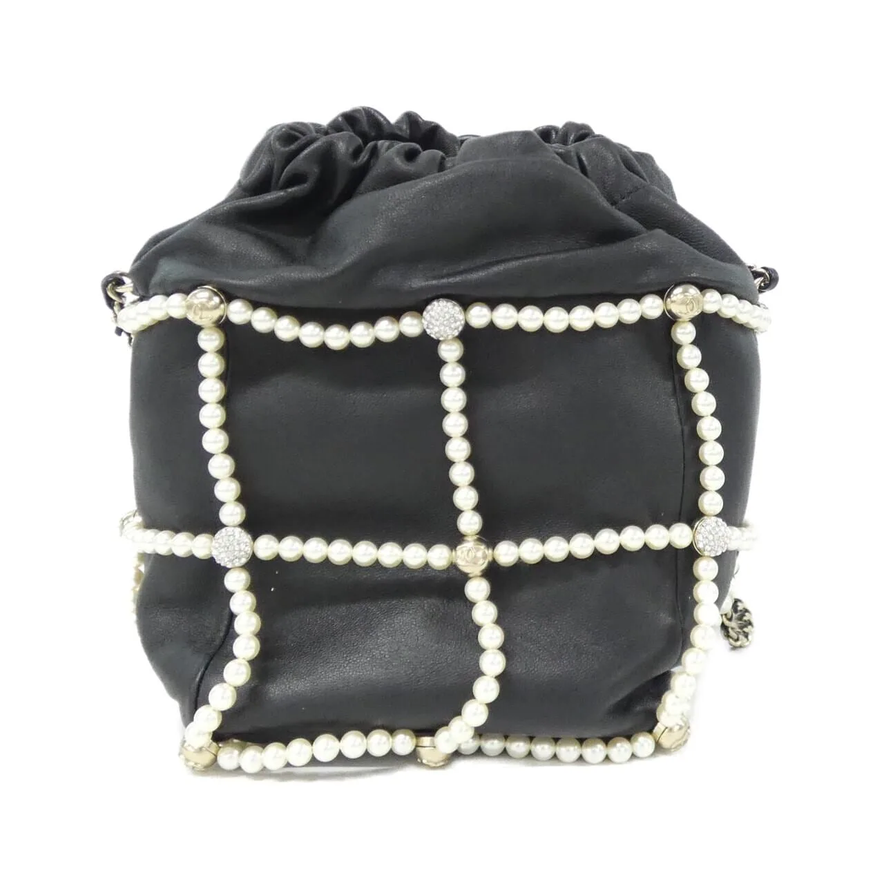 CHANEL Shoulder Lambskin Black Lambskin - Thumbnail 2