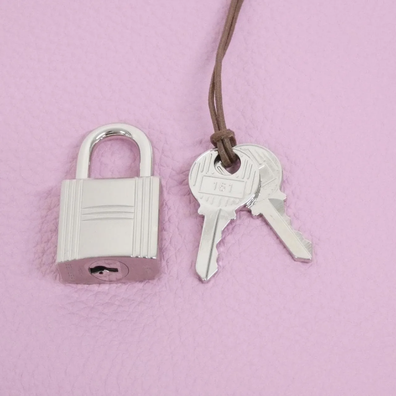 HERMES 056289CK Handbag Clemence Clemence Leather - Thumbnail 3