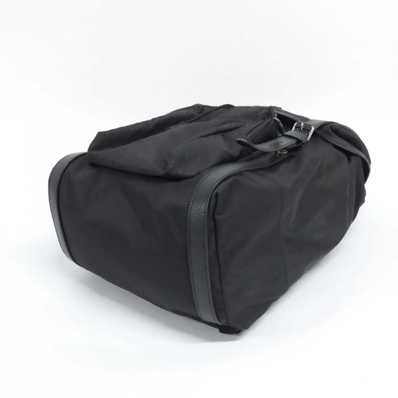 GUCCI 510336 K28CN 背包 尼龍 黑色 尼龍 中古品A - 縮圖 3