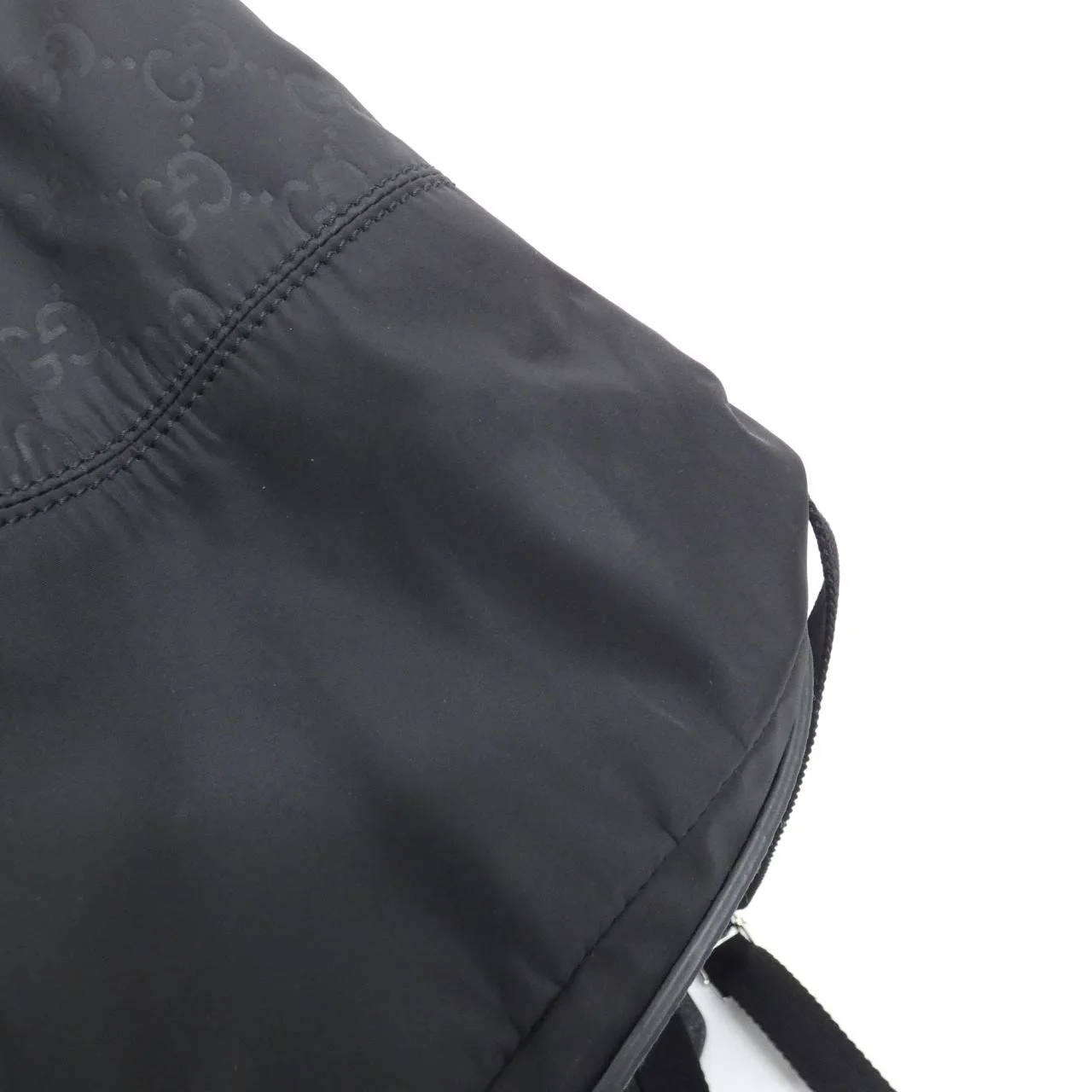 GUCCI 510336 K28CN 背包 尼龍 黑色 尼龍 中古品A - 縮圖 4
