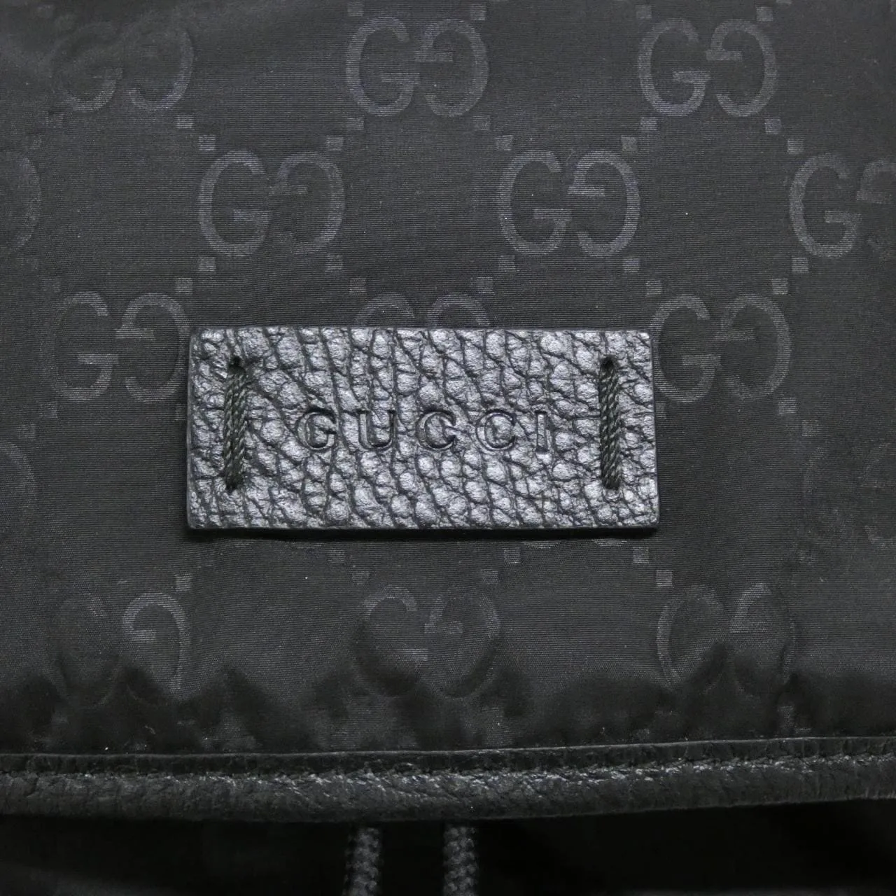 GUCCI 510336 K28CN 背包 尼龍 黑色 尼龍 中古品A - 縮圖 5