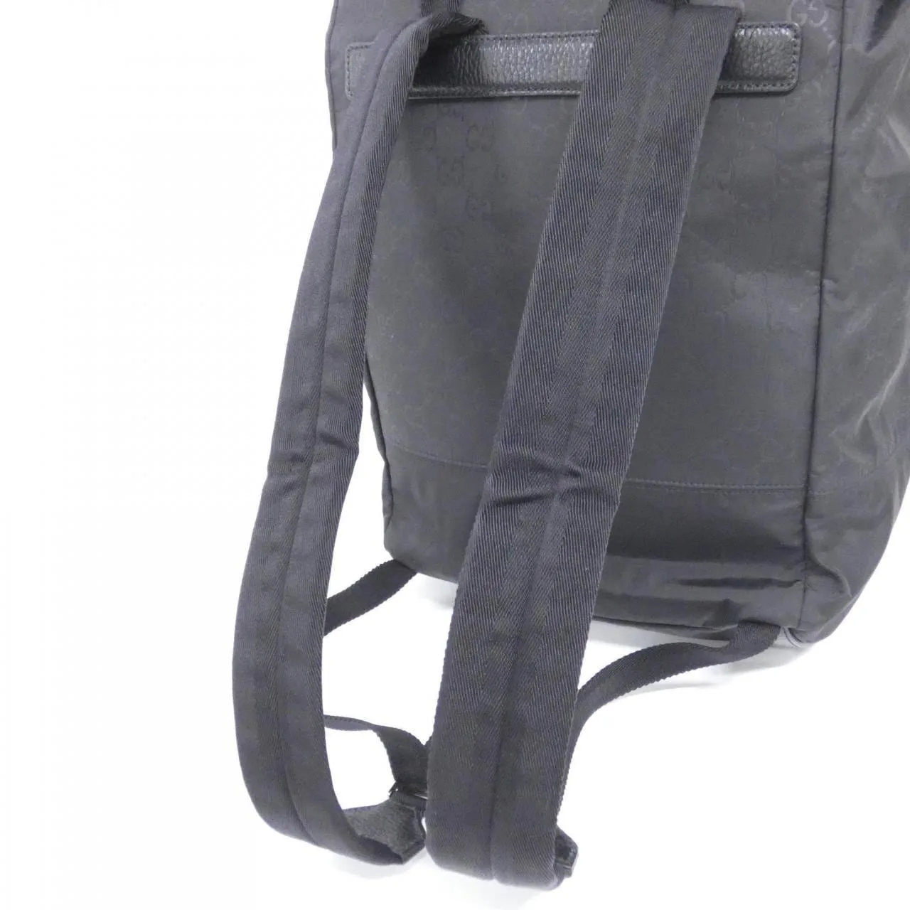GUCCI 510336 K28CN 背包 尼龍 黑色 尼龍 中古品A - 縮圖 6