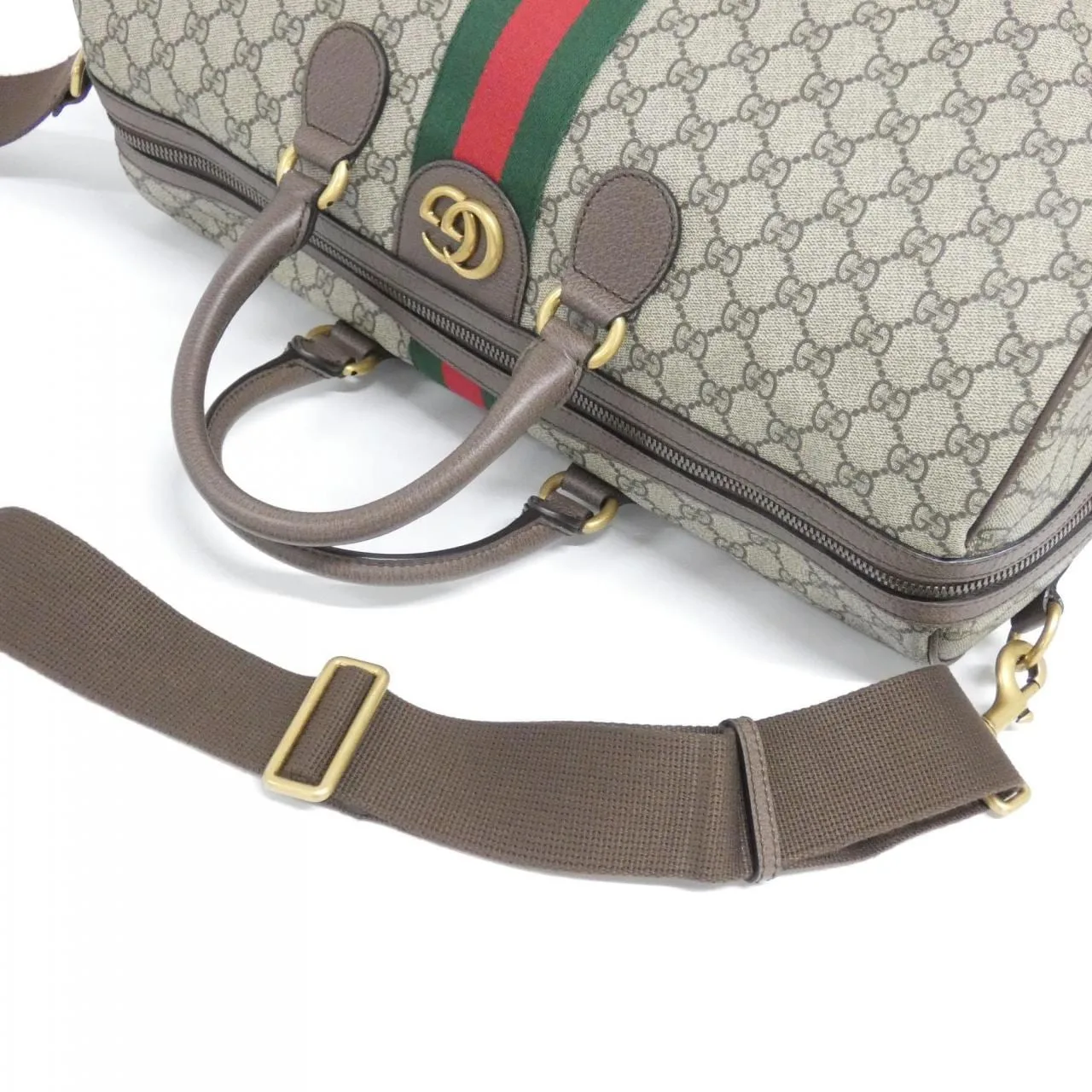 GUCCI Ophidia 547953 9C2ST Boston Canvas 黑色 帆布 中古品A - 縮圖 6