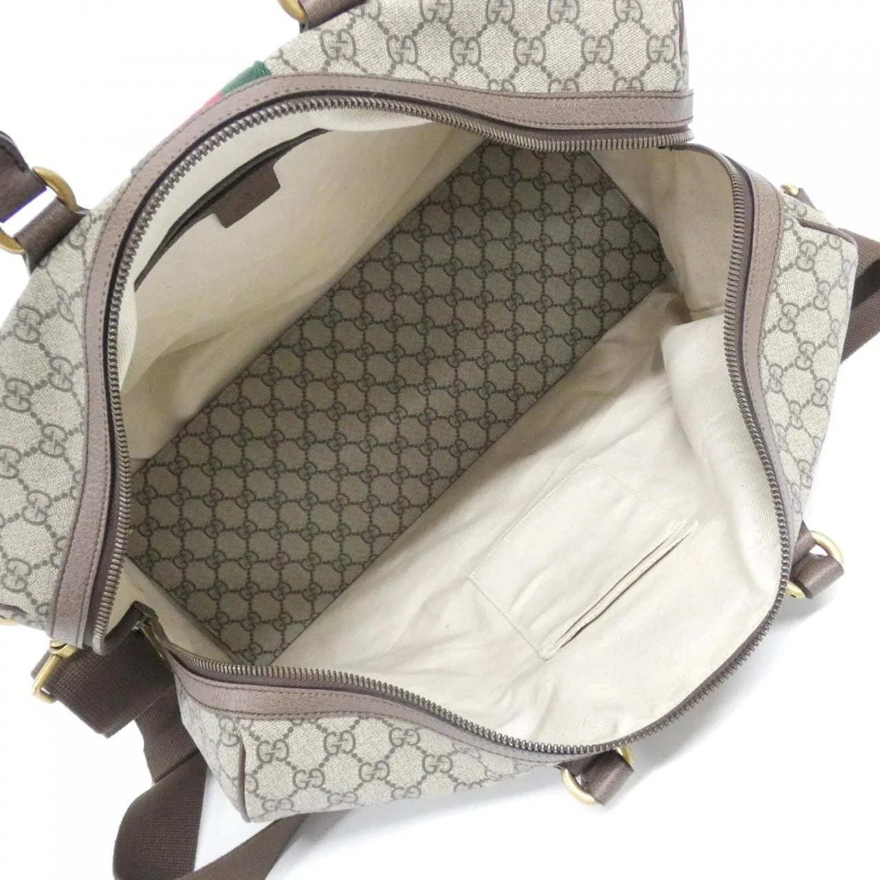 GUCCI Ophidia 547953 9C2ST Boston Canvas 黑色 帆布 中古品A - 縮圖 7