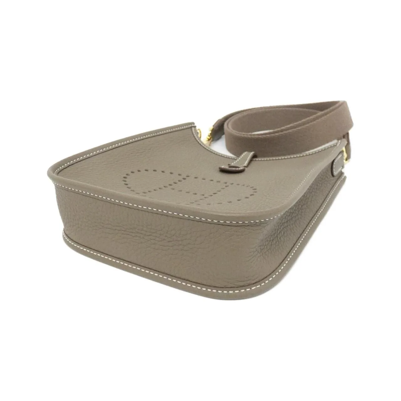 HERMES 069426CC Shoulder Clemence Etoupe Clemence Leather - Thumbnail 3