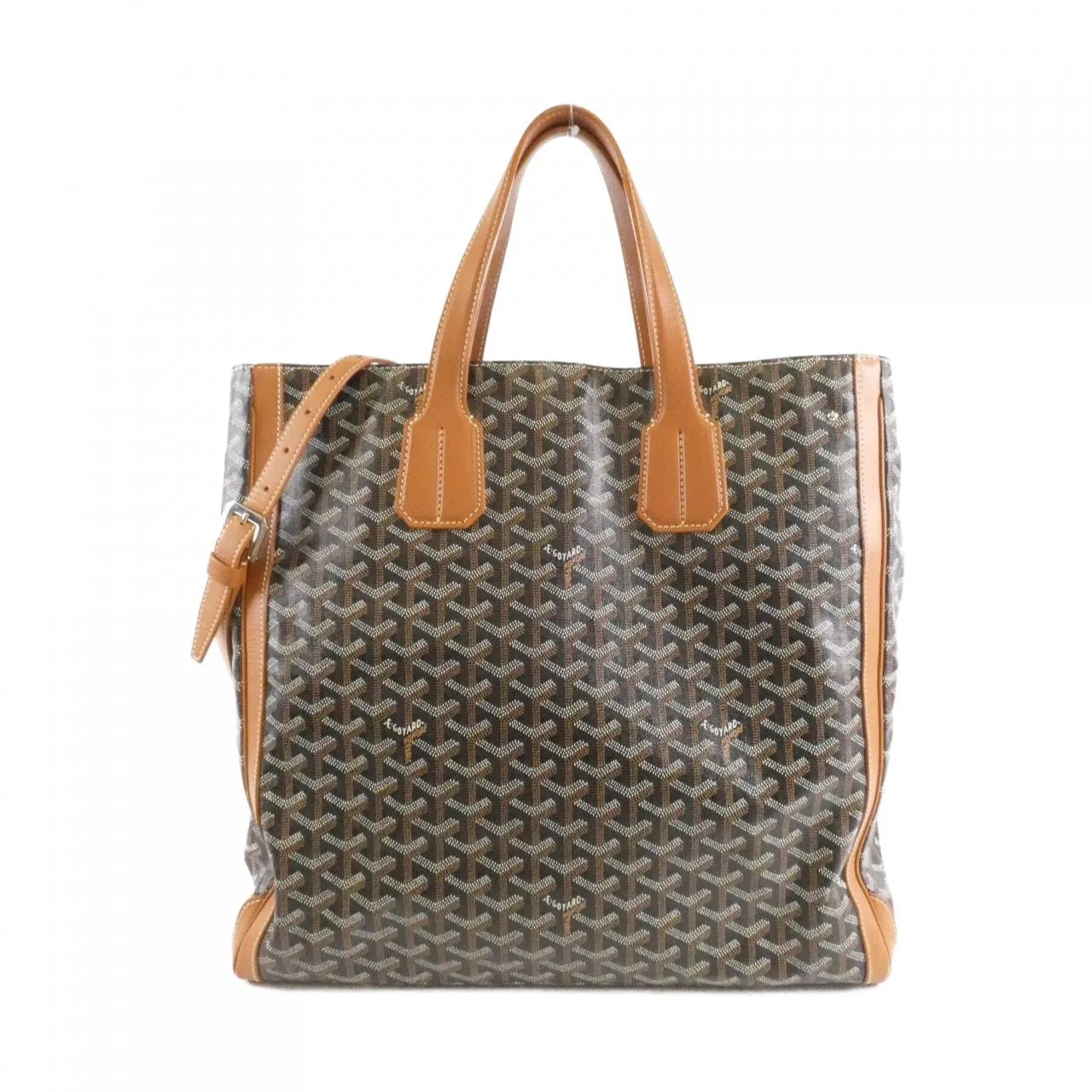 GOYARD AMA VOLTAIRE Handbag Canvas Black