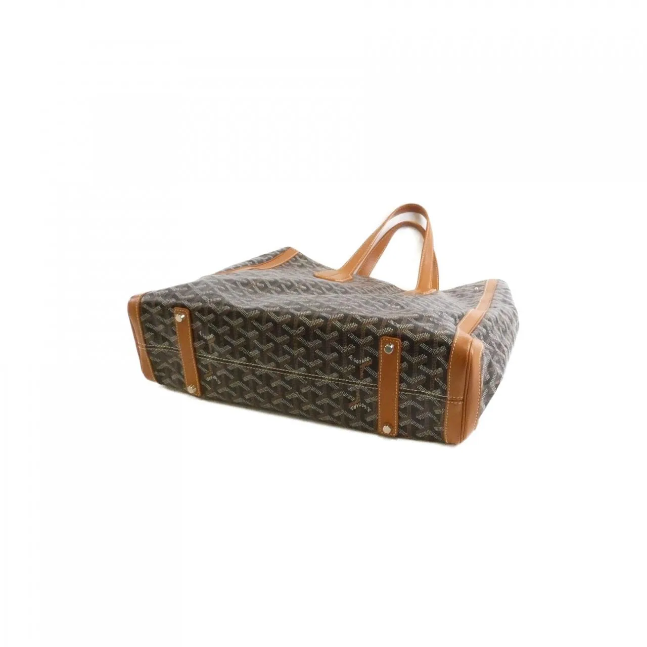 GOYARD AMA VOLTAIRE Handbag Canvas Black Canvas - Thumbnail 2