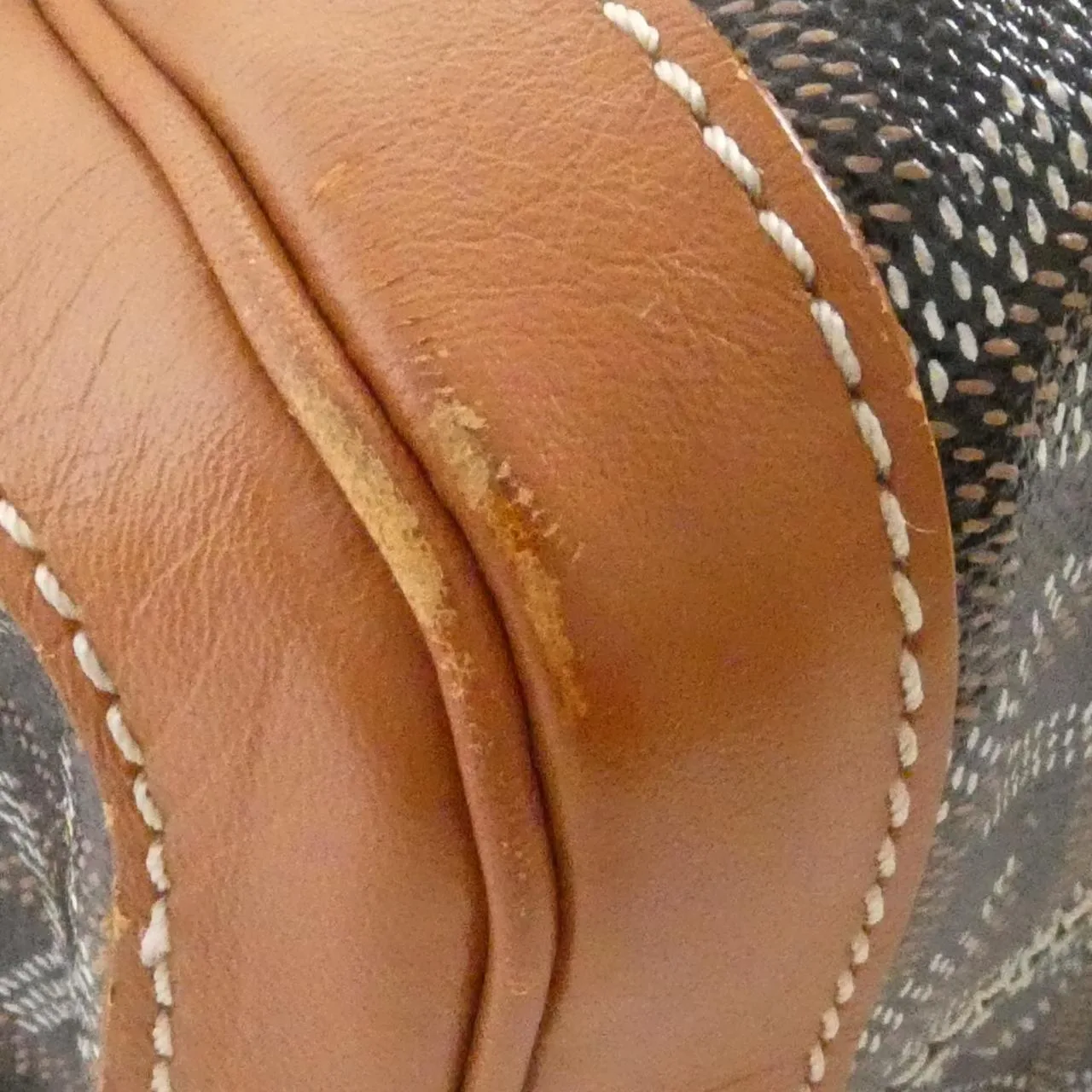 GOYARD AMA VOLTAIRE Handbag Canvas Black Canvas - Thumbnail 3