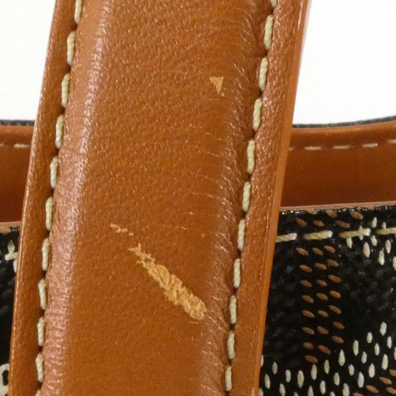 GOYARD AMA VOLTAIRE Handbag Canvas Black Canvas - Thumbnail 6