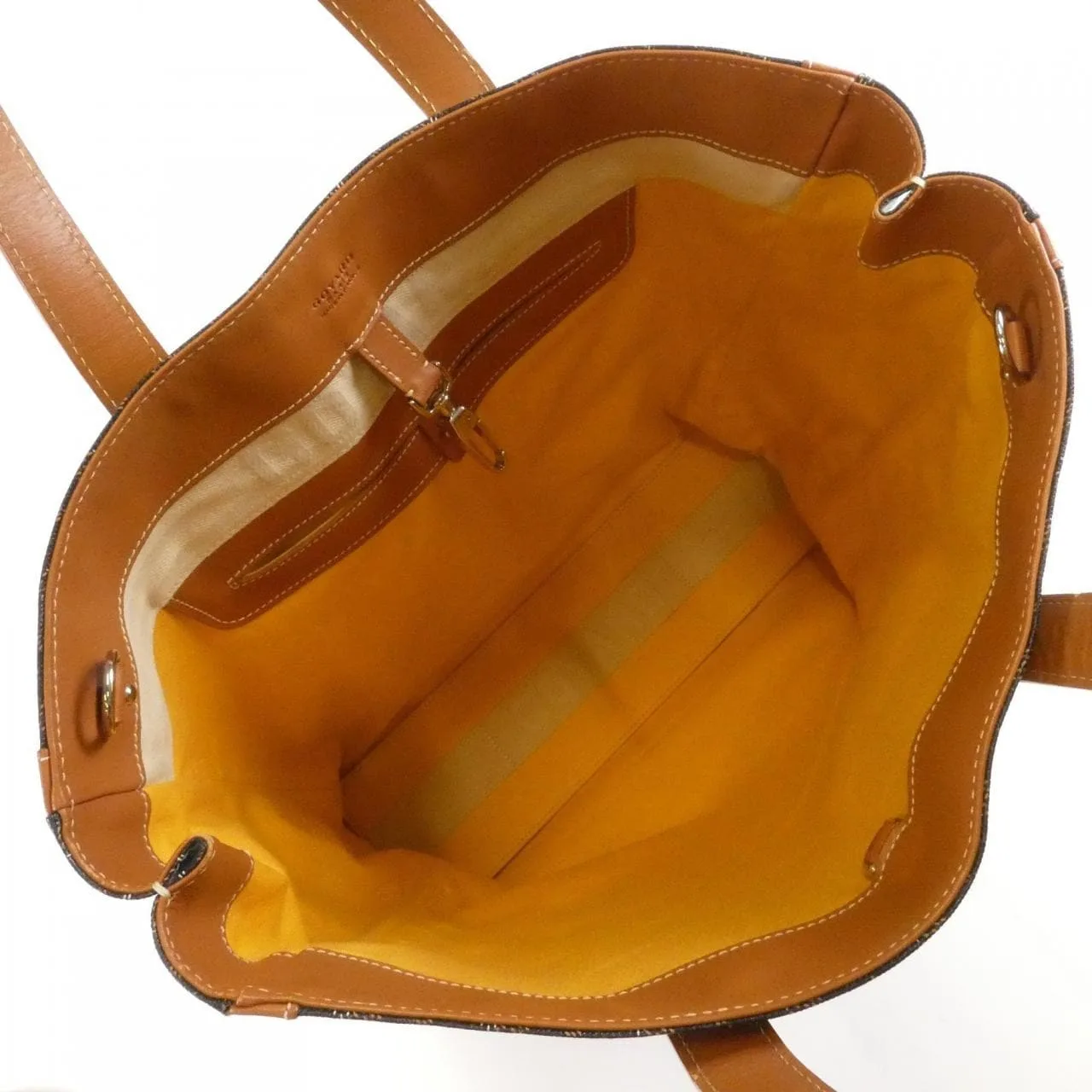 GOYARD AMA VOLTAIRE Handbag Canvas Black Canvas - Thumbnail 8