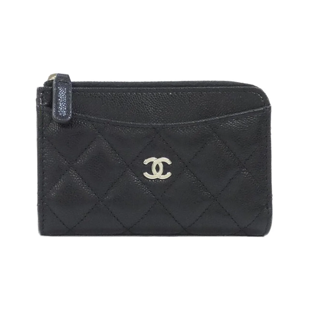 CHANEL Timeless Classic AP3179 Card Case Grained Calfskin
