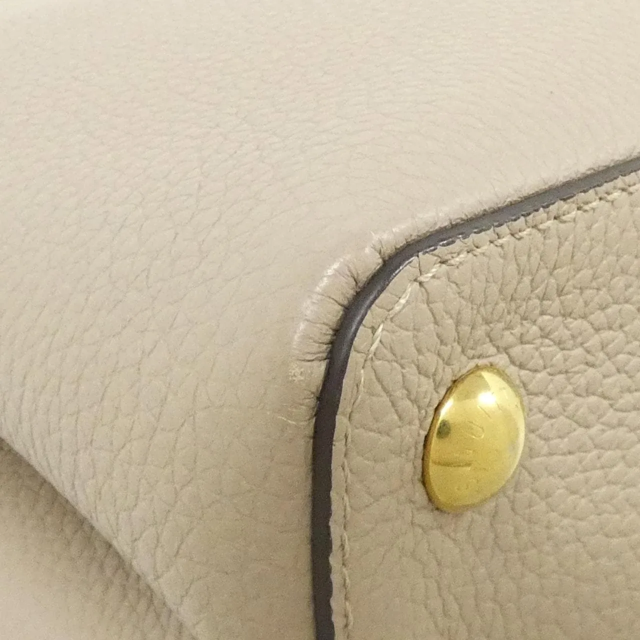 LOUIS VUITTON Capucines N92802 Handbag Leather Black Leather - Thumbnail 3