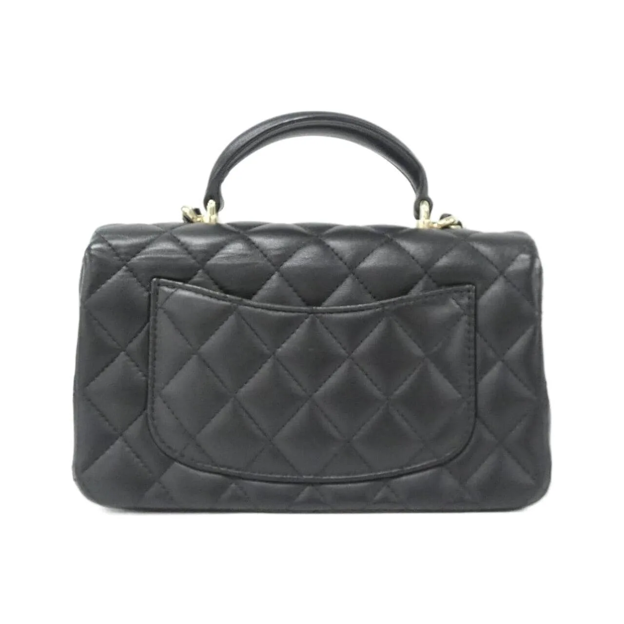 CHANEL Vanity AS2431 Handbag Lambskin Black Lambskin - Thumbnail 2