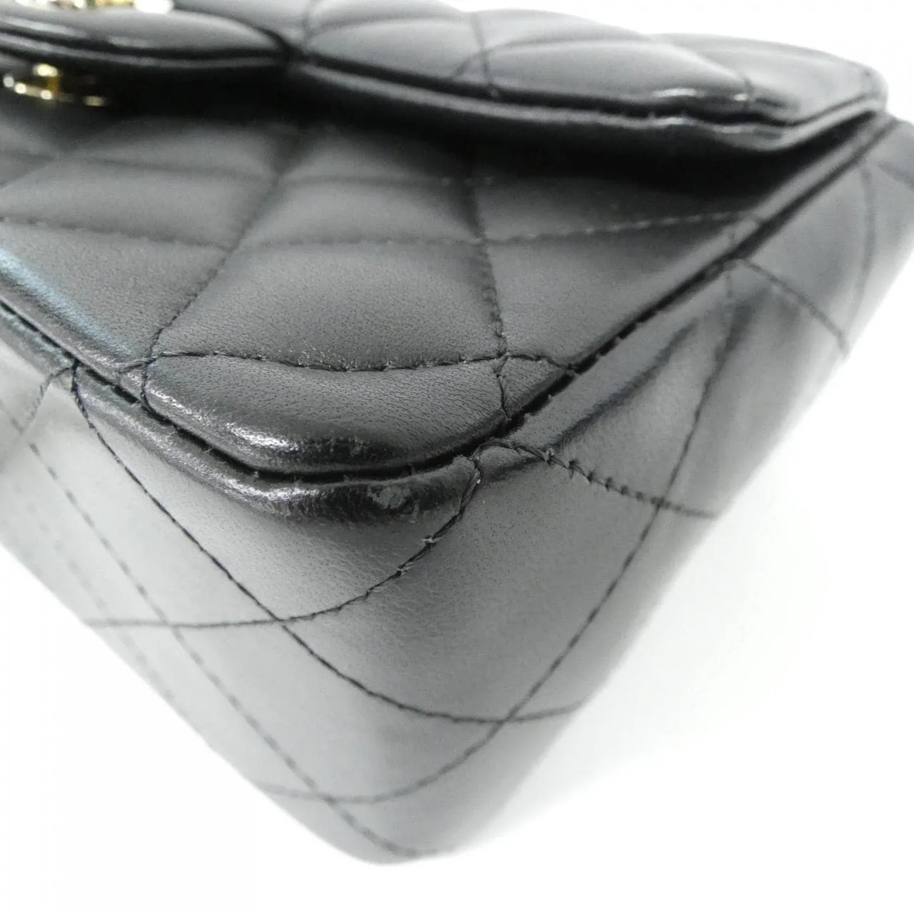 CHANEL Vanity AS2431 Handbag Lambskin Black Lambskin - Thumbnail 3