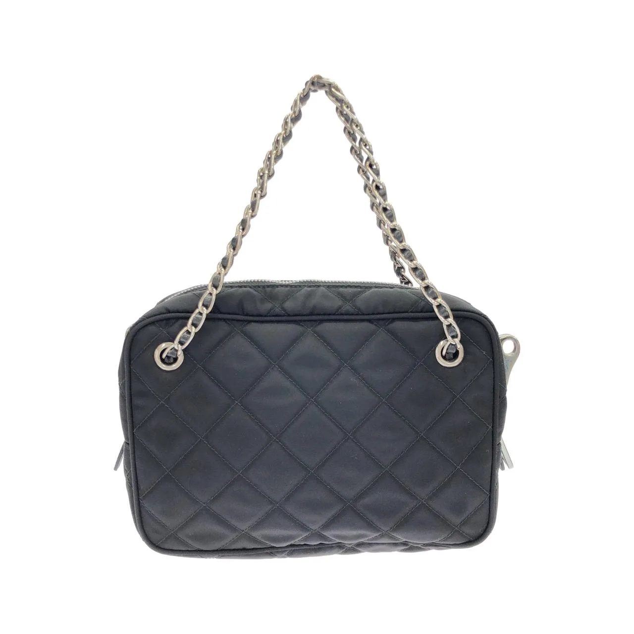 PRADA 1BH910 手提包 黑色 中古品A - 縮圖 2