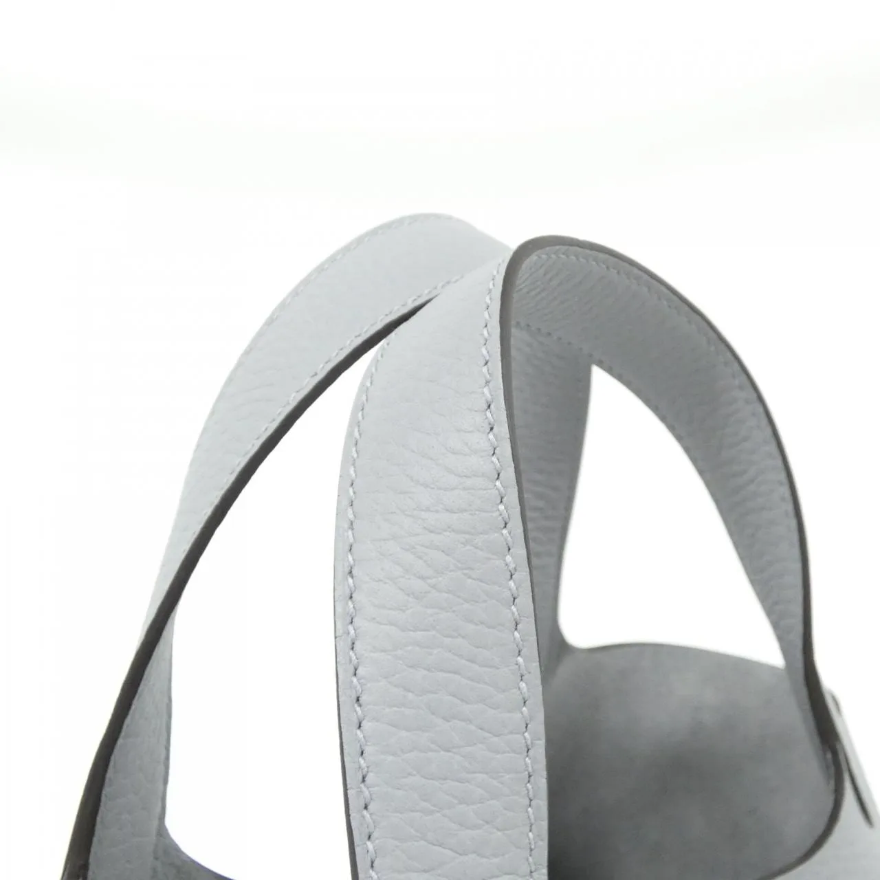 HERMES Picotin 056289CK Handbag Clemence Clemence Leather Unused - Thumbnail 4